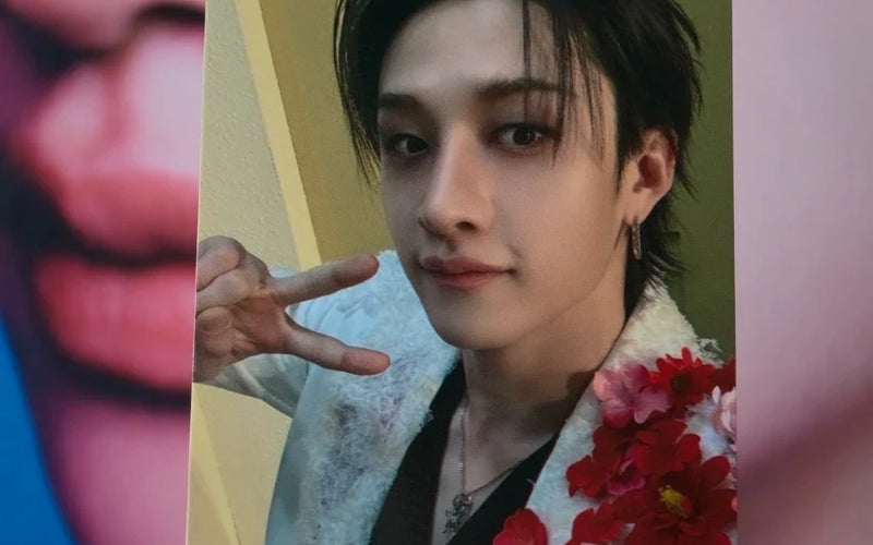 Stray Kids Hyunjin Hollow Photocard (Fanclub Double-sided, B Design)