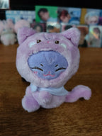 ATEEZ Aniteez Sandeoki Plush Keyring San, front of the purple character plush keyring
