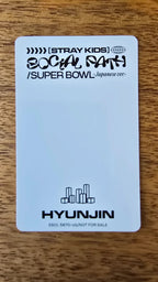 Stray Kids Hyunjin Social Path / Super Bowl Photocard (Limited A) — reverse