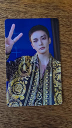 Stray Kids Hyunjin KARMA Photocard (HMV), front of photocard