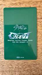 Stray Kids Han GIANT Photocard (dominATE JAPAN Osaka B) — reverse