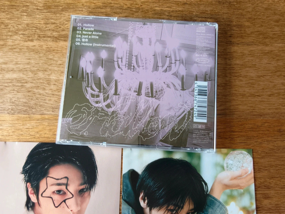 Stray Kids I.N Hollow Album (Fanclub Limited Ver.), back cover and portrait booklet