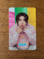 Stray Kids Han Air-ful Mini Calendar Card (2024 Japan Season’s Greetings - October Mini Calendar) — front design