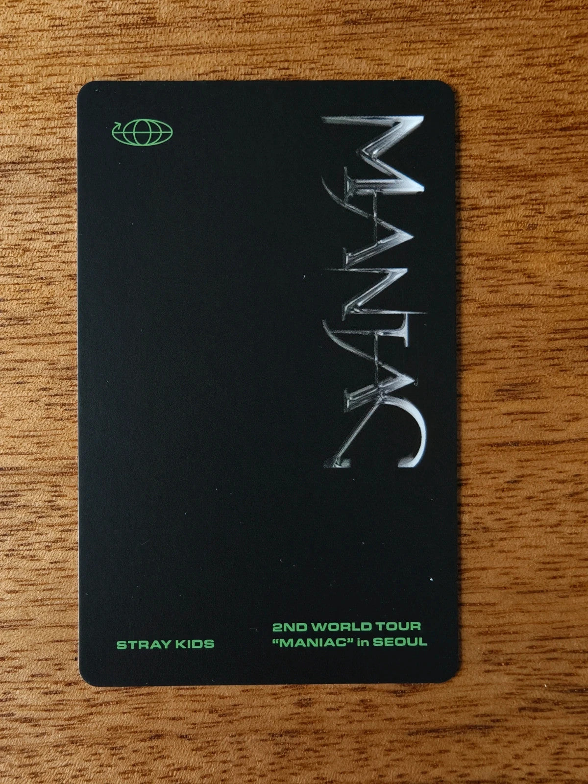 Stray Kids Han MANIAC in Seoul Photocard (DVD Inclusion) — reverse