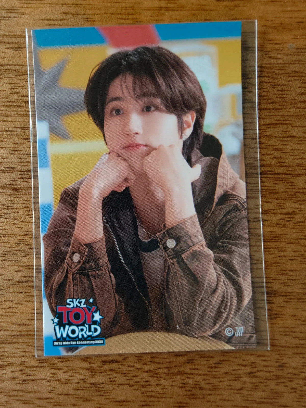 Stray Kids Han SKZ TOY WORLD Photo Sticker (Online Lottery, B Design) — printed photo side