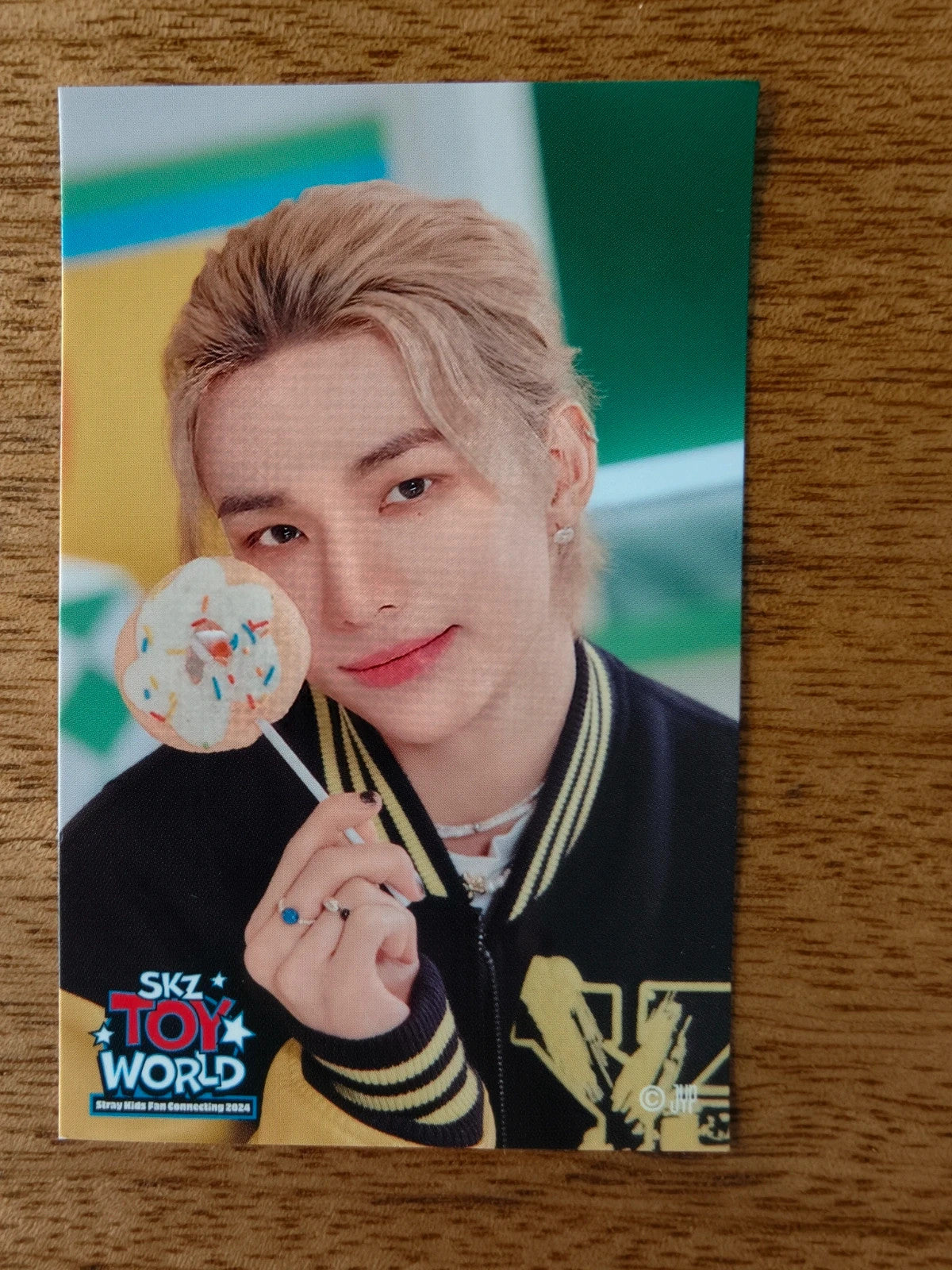 Stray Kids Hyunjin SKZ TOY WORLD Photo Sticker (Venue Lottery) — printed photo design