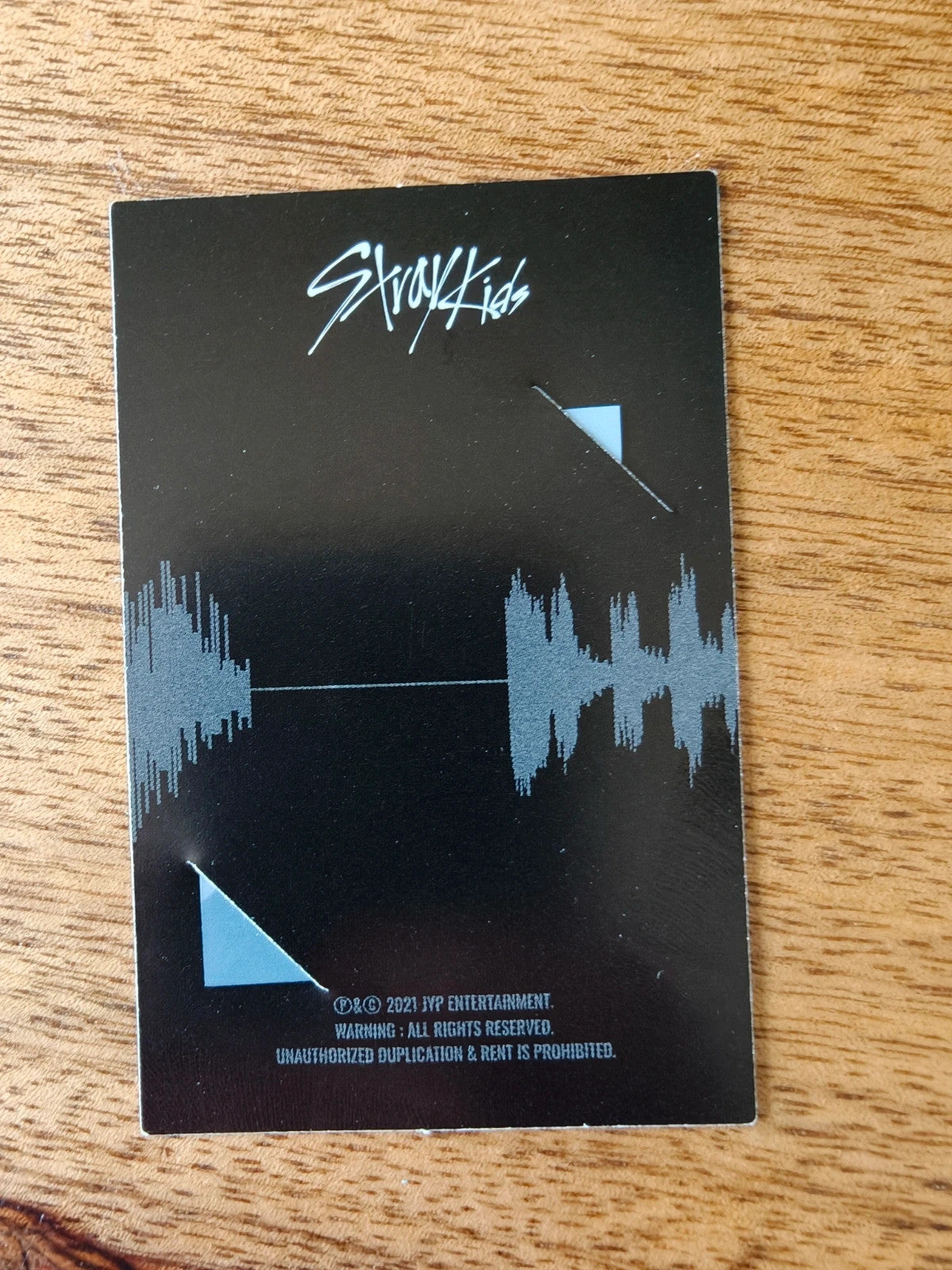 Stray Kids Bang Chan NOEASY Photocard (Frame POB) — reverse