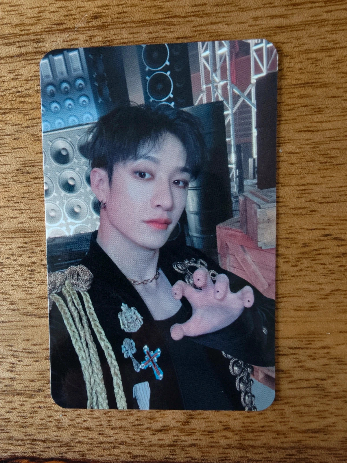 Stray Kids Bang Chan ROCK-STAR Photocard (I-FIVE POB) — front