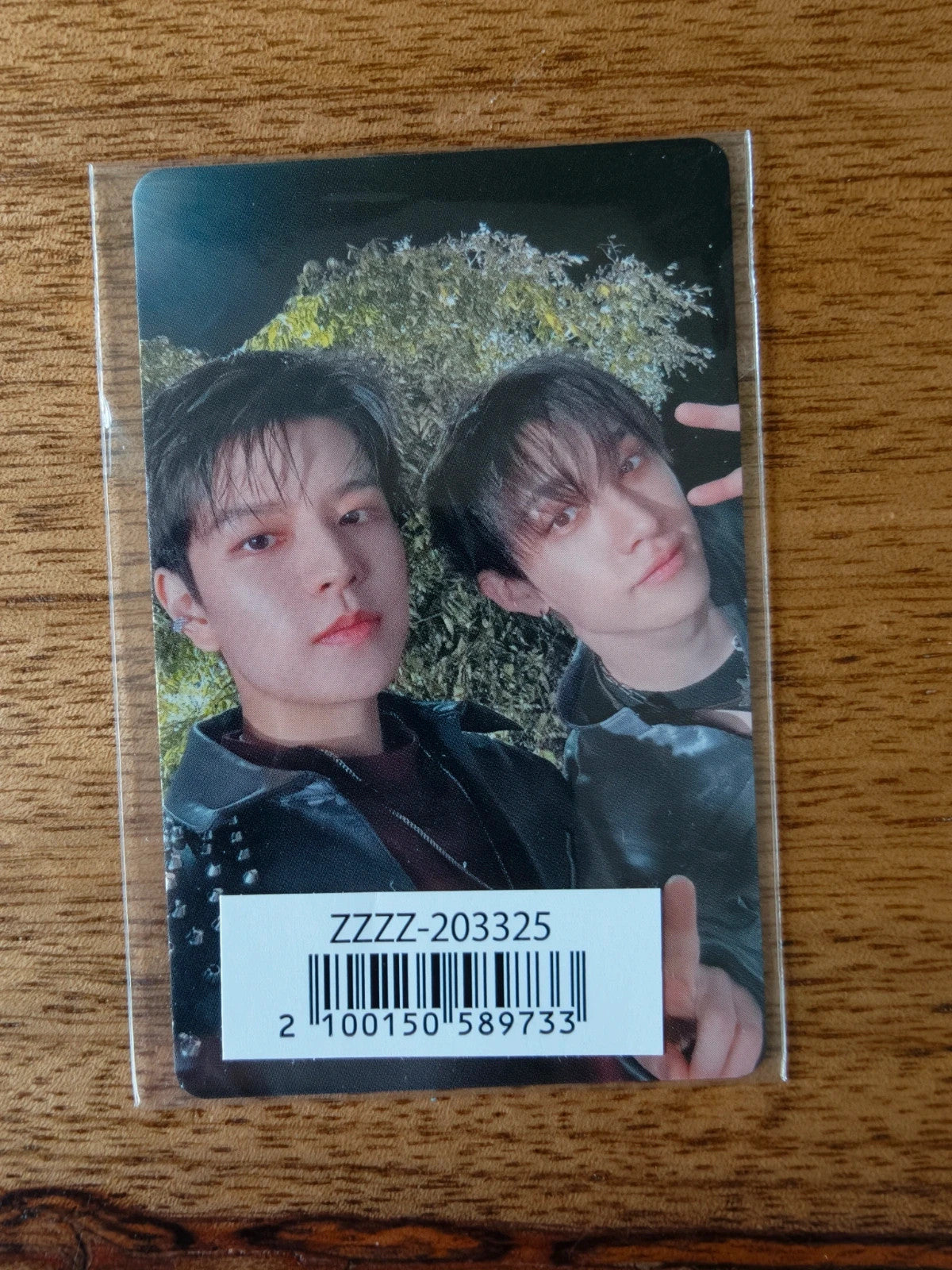 Stray Kids Bang Chan & Seungmin GIANT Unit Photocard (Fanclub POB) — front