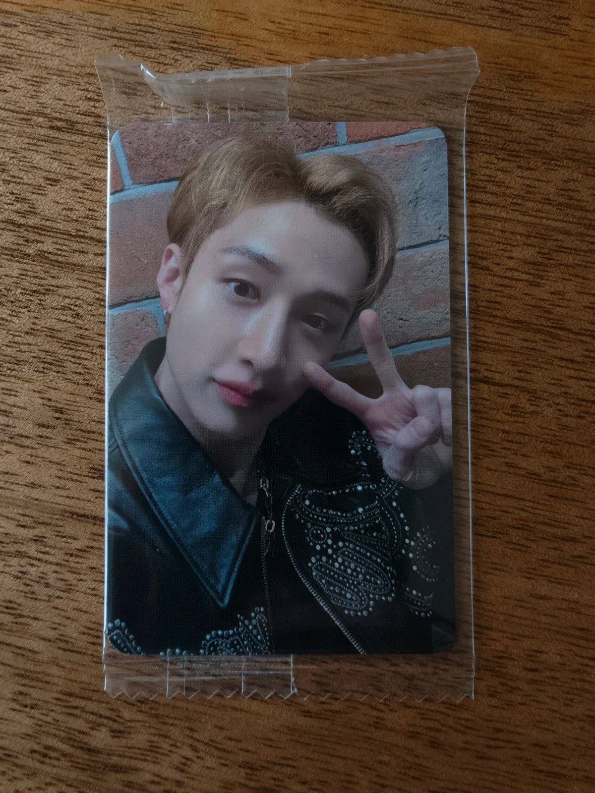 Stray Kids Bang Chan ROCK-STAR Photocard (KTOWN4U POB) — front