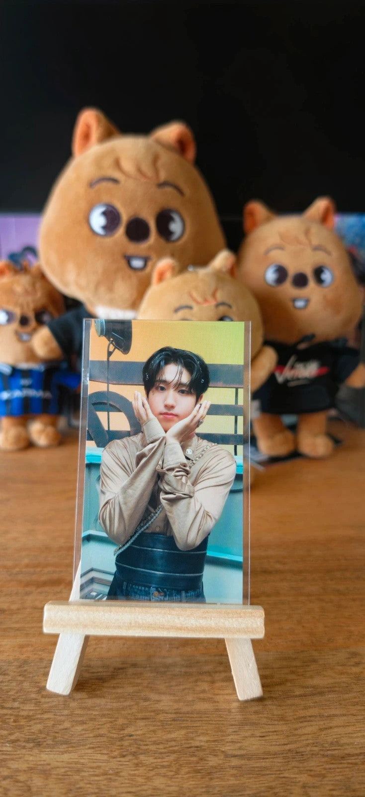 Stray Kids Han THE SOUND Photocard (Limited B, Table Design) — front