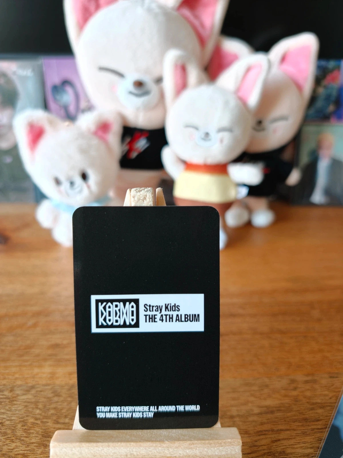 Stray Kids I.N KARMA Photocard (FANS SHOP POB) — reverse