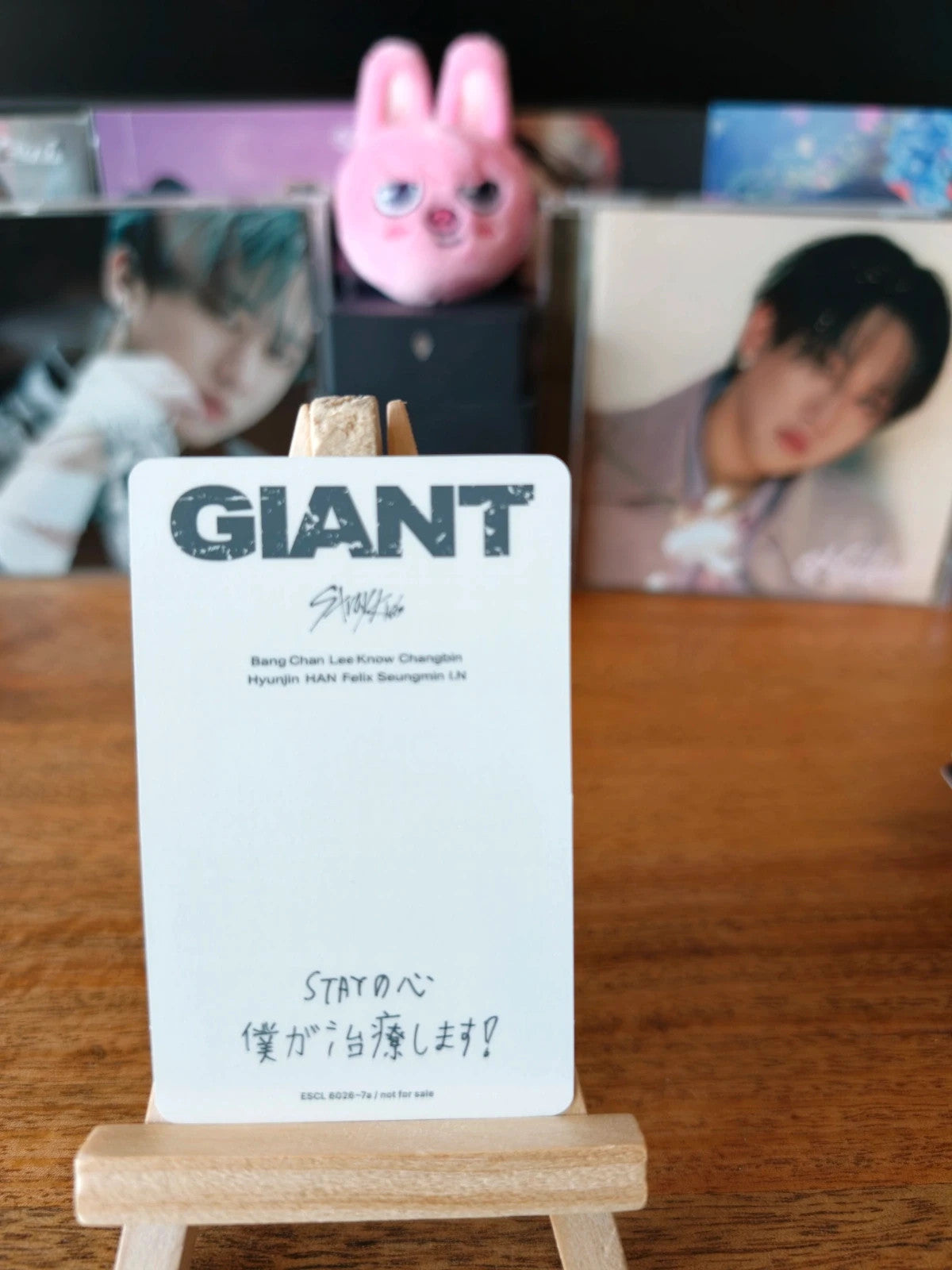 Stray Kids Changbin GIANT Photocard (Limited Album, C Design) — reverse