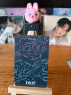 Stray Kids Changbin DO IT Lenticular Photocard (IT Lenticular A), reverse of the lenticular photocard with DO IT logo