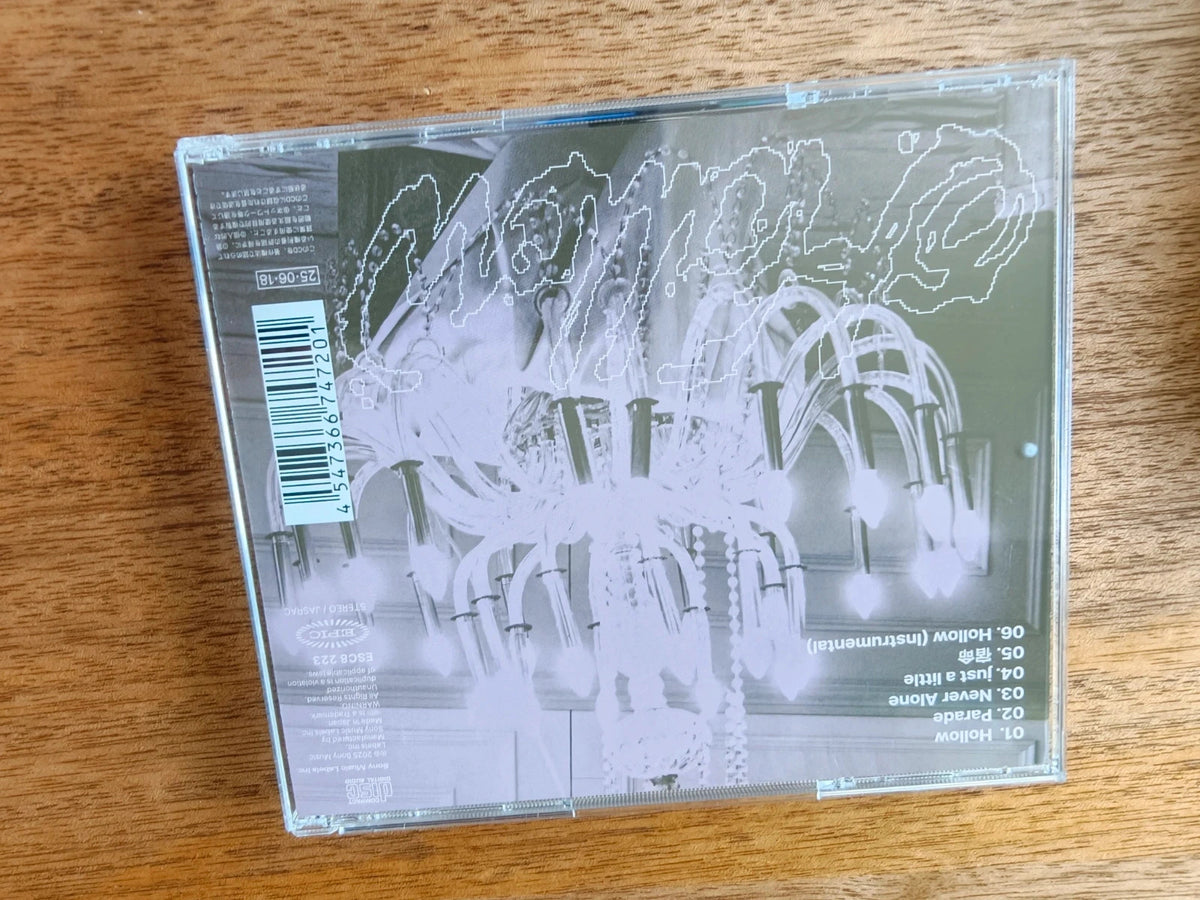 Stray Kids Hyunjin Hollow Album (Fanclub Limited Ver.), back of the jewel case with track list