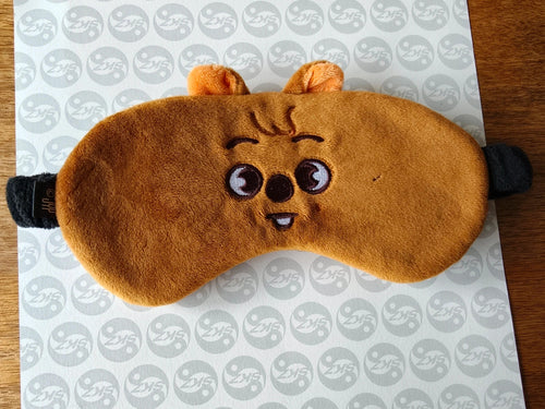 Stray Kids SKZOO HAN QUOKKA Sleep Mask — front view