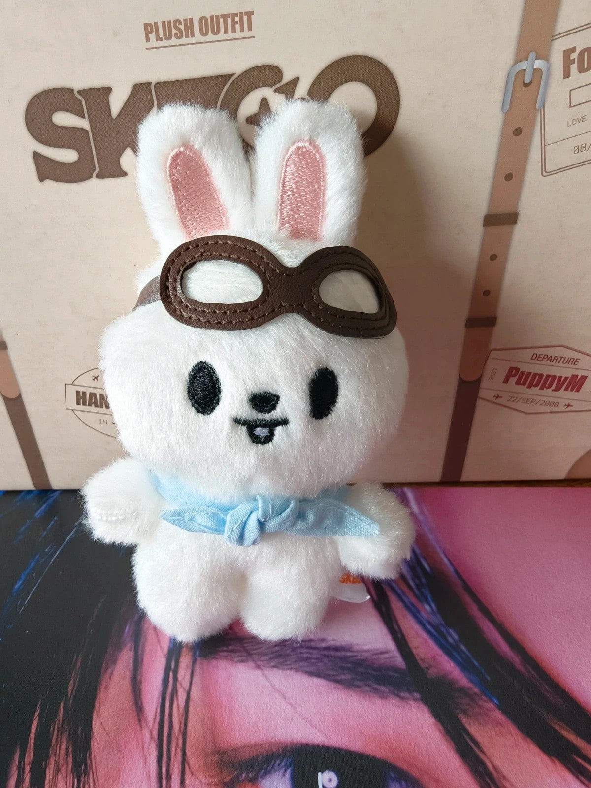 Stray Kids SKZOO Leebit Plush (PILOT) — front view