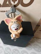 Stray Kids SKZOO Jiniret Hanging Gacha Keyring (FoxI.Ny Suit) — front view
