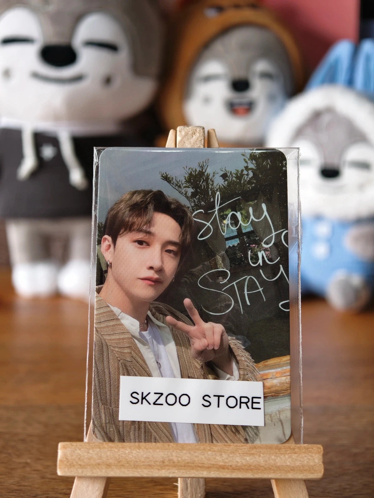 Stray Kids Bang Chan Photocard (Stay in STAY in Jeju POB), front of photocard