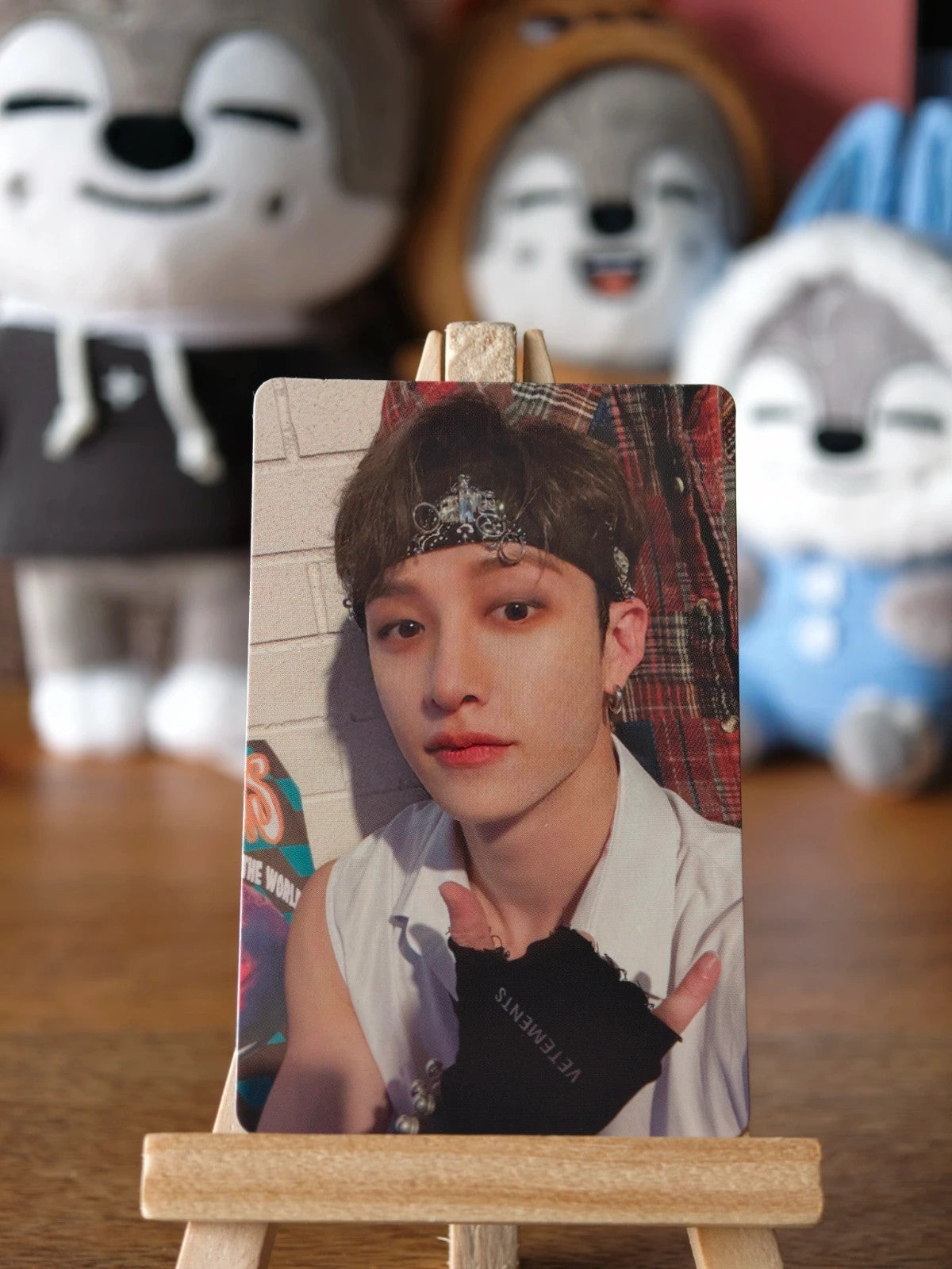Stray Kids Bang Chan MAXIDENT Photocard (Apple Music POB) — front