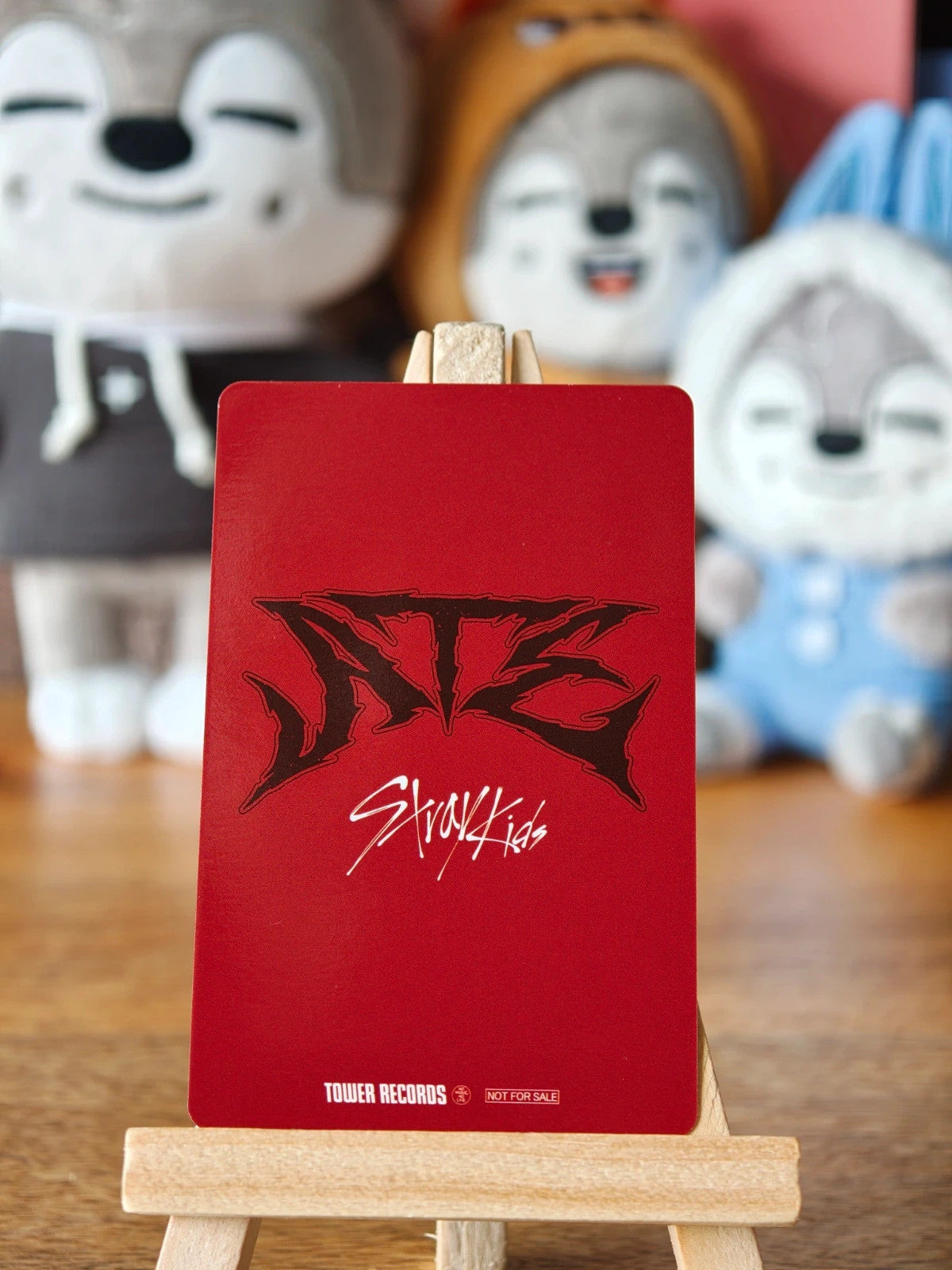 Stray Kids Bang Chan ATE Photocard (Tower Records Lucky Draw) — reverse
