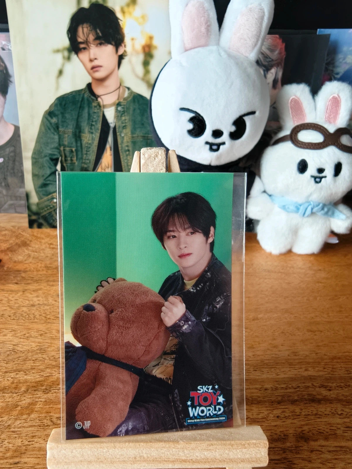 Stray Kids Lee Know TOY WORLD Photo Sticker — printed photo side