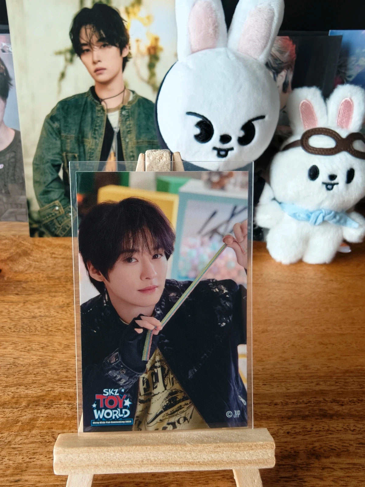 Stray Kids Lee Know TOY WORLD Photo Sticker — printed photo side