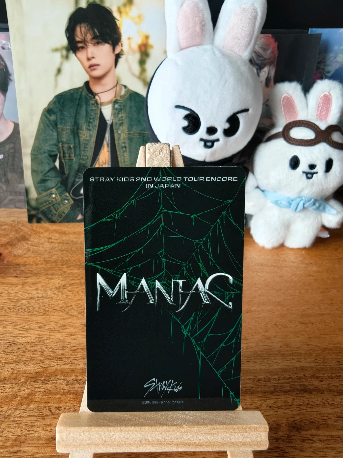 Stray Kids Lee Know MANIAC ENCORE in Japan Photocard (Blu-ray) — reverse