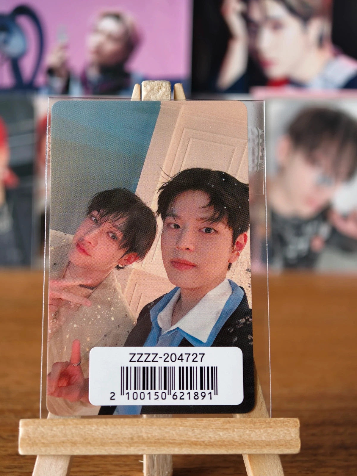 Stray Kids Bang Chan & Seungmin Hollow Unit Photocard (Fanclub POB) — front