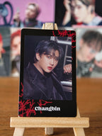 Stray Kids Changbin dominATE Photocard, front of photocard