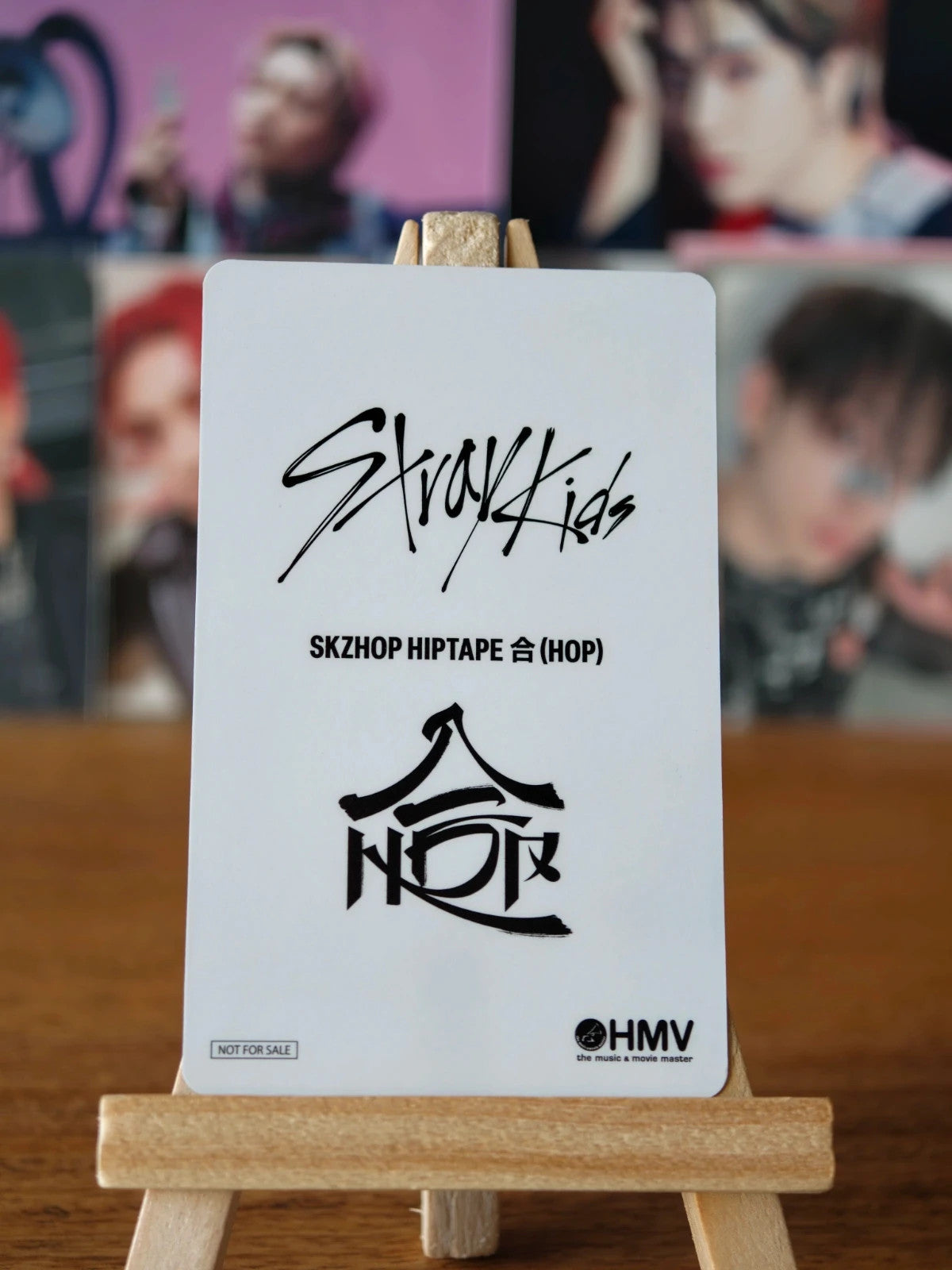Stray Kids Changbin HOP Photocard (HMV POB), reverse of photocard