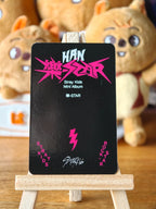 Stray Kids Han ROCK-STAR Photocard (Postcard POB) — reverse