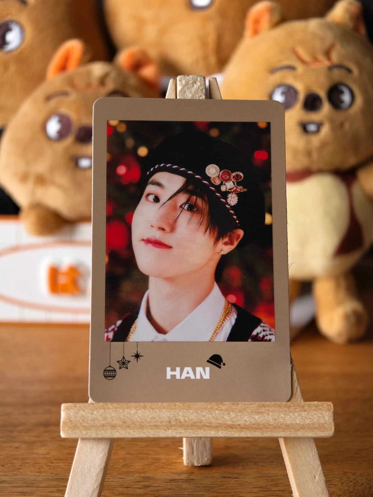 Stray Kids Han Xmas POPUP STORE 2023 Photocard (Photocard Set B) — printed photo design