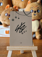 Stray Kids Han Xmas POPUP STORE 2023 Photocard (Photocard Set B) — reverse design