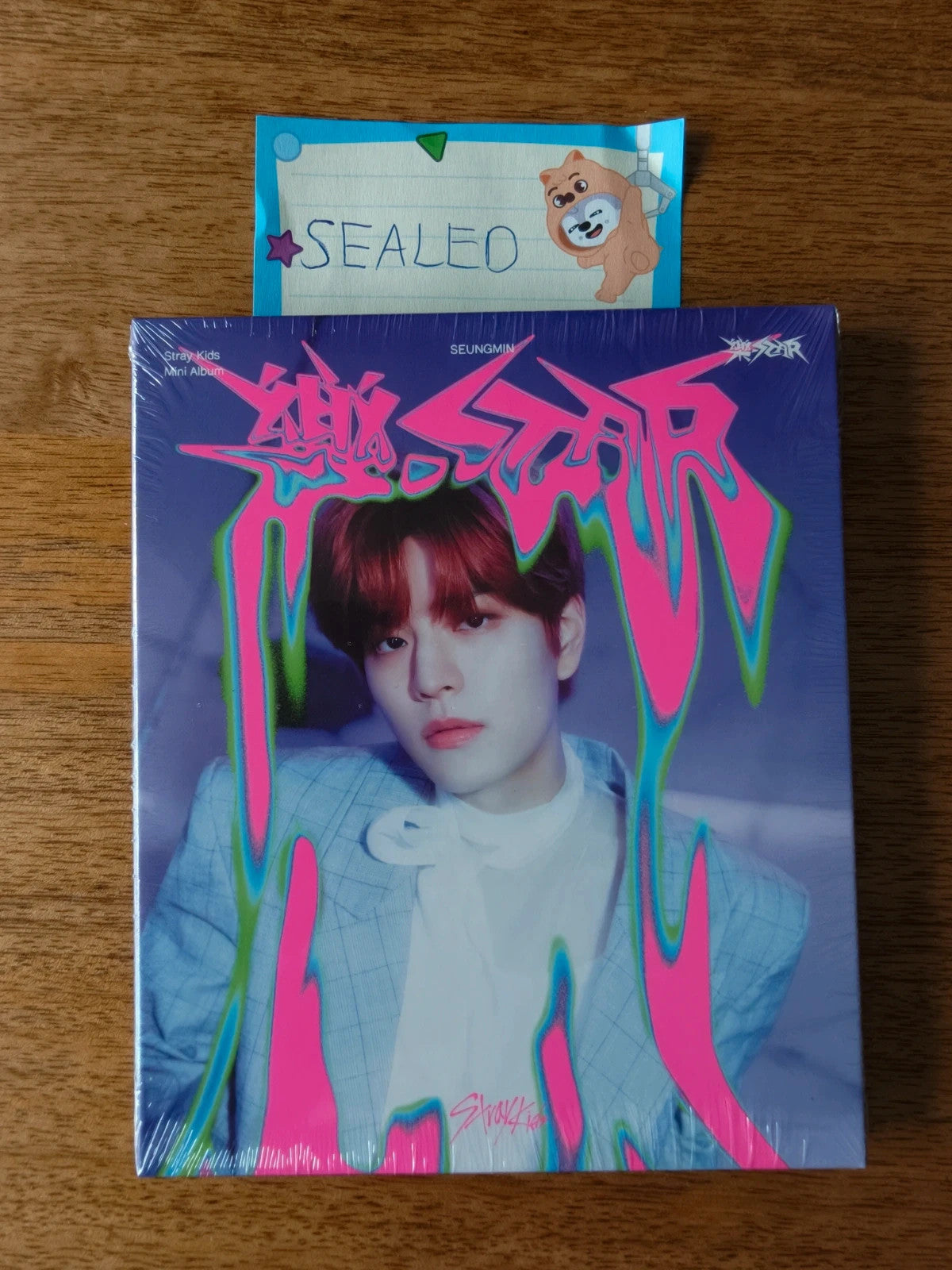 Stray Kids Seungmin ROCK-STAR Album (Postcard Ver., Sealed) — front cover