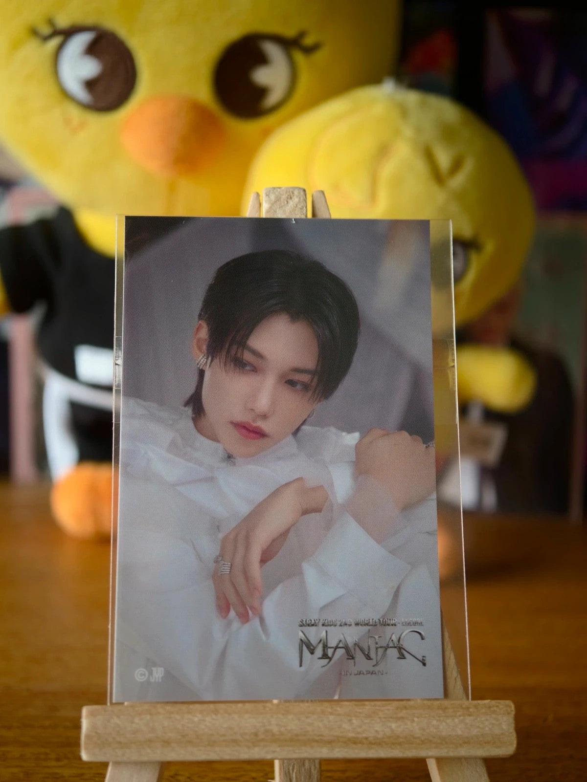 Stray Kids Felix MANIAC ENCORE in Japan Photo Sticker (Online Lottery, B Design) — printed photo side