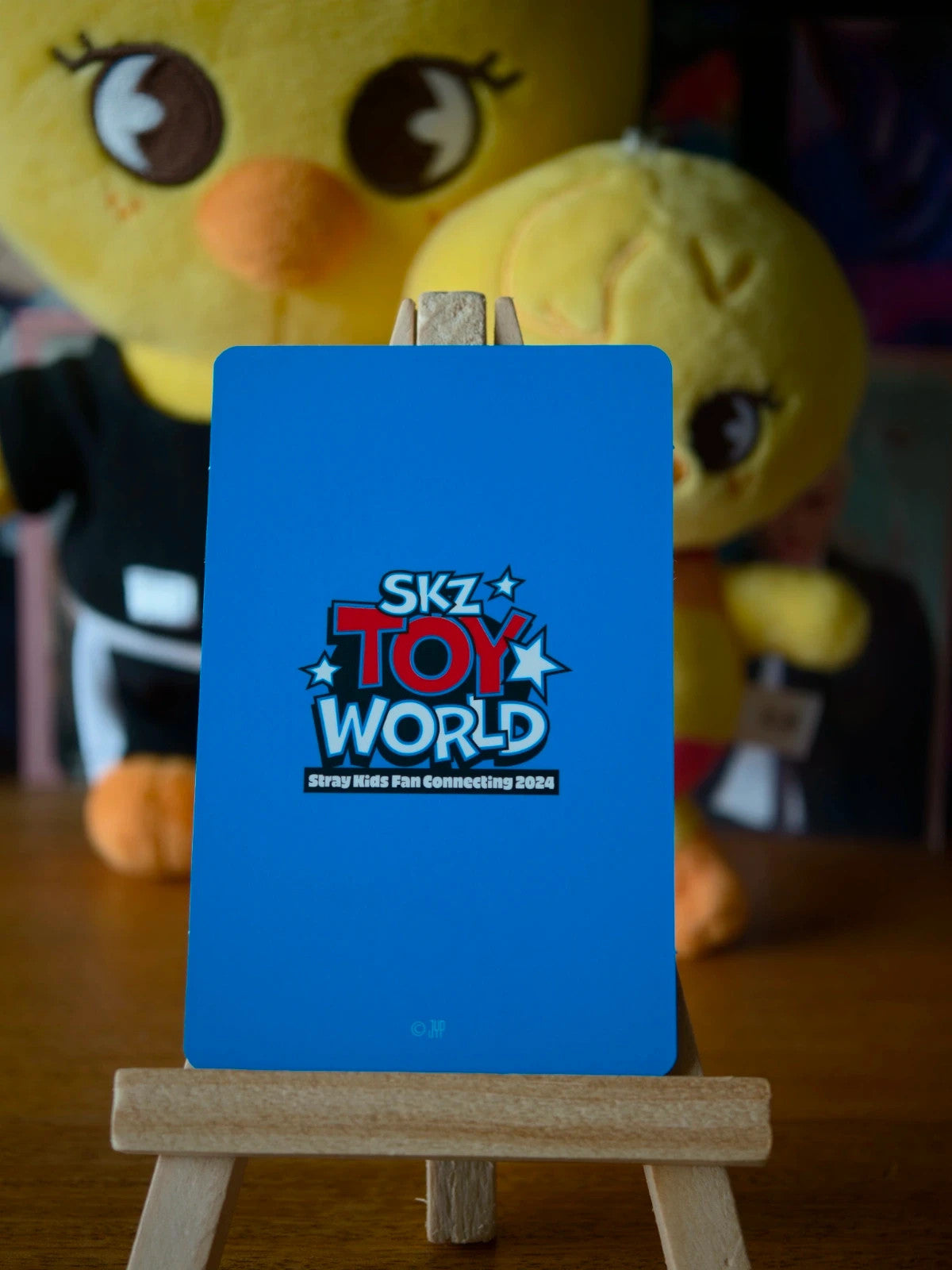 Stray Kids Felix & I.N SKZ TOY WORLD Polaroid-style Unit Photocard (Polaroid Set B) — reverse