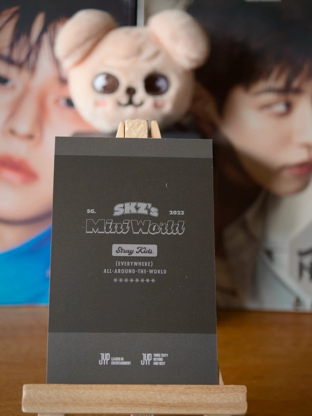 Stray Kids Seungmin SKZ’s Mini World Photocard (Polaroid-style Pre-order Benefit) — reverse design