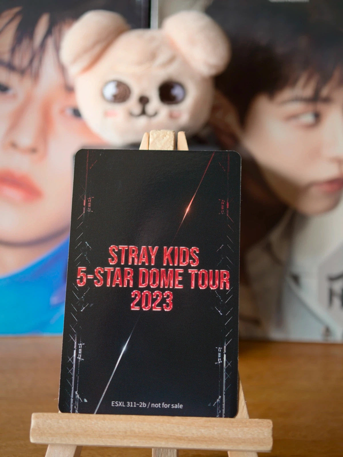 Stray Kids Seungmin 5-STAR Dome Tour 2023 Photocard (Limited Blu-ray) — reverse