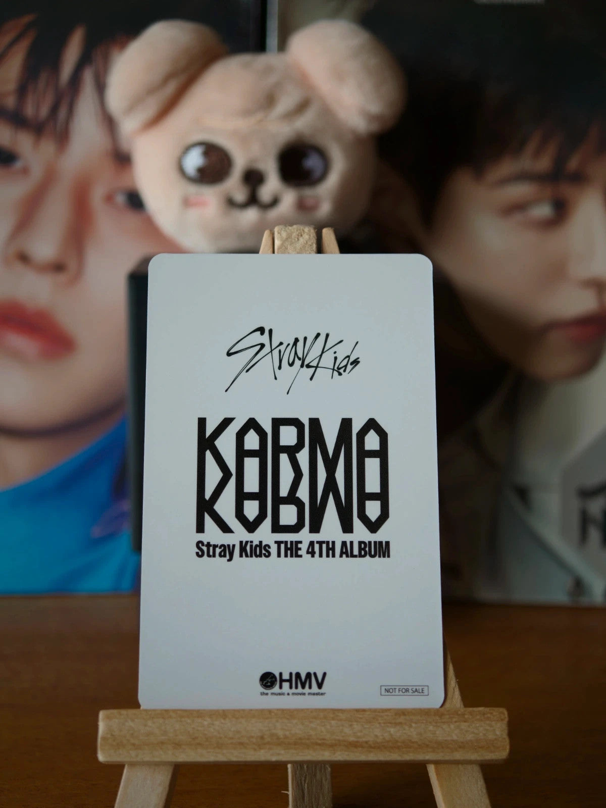 Stray Kids Seungmin KARMA Photocard (HMV Lucky Draw B) — reverse