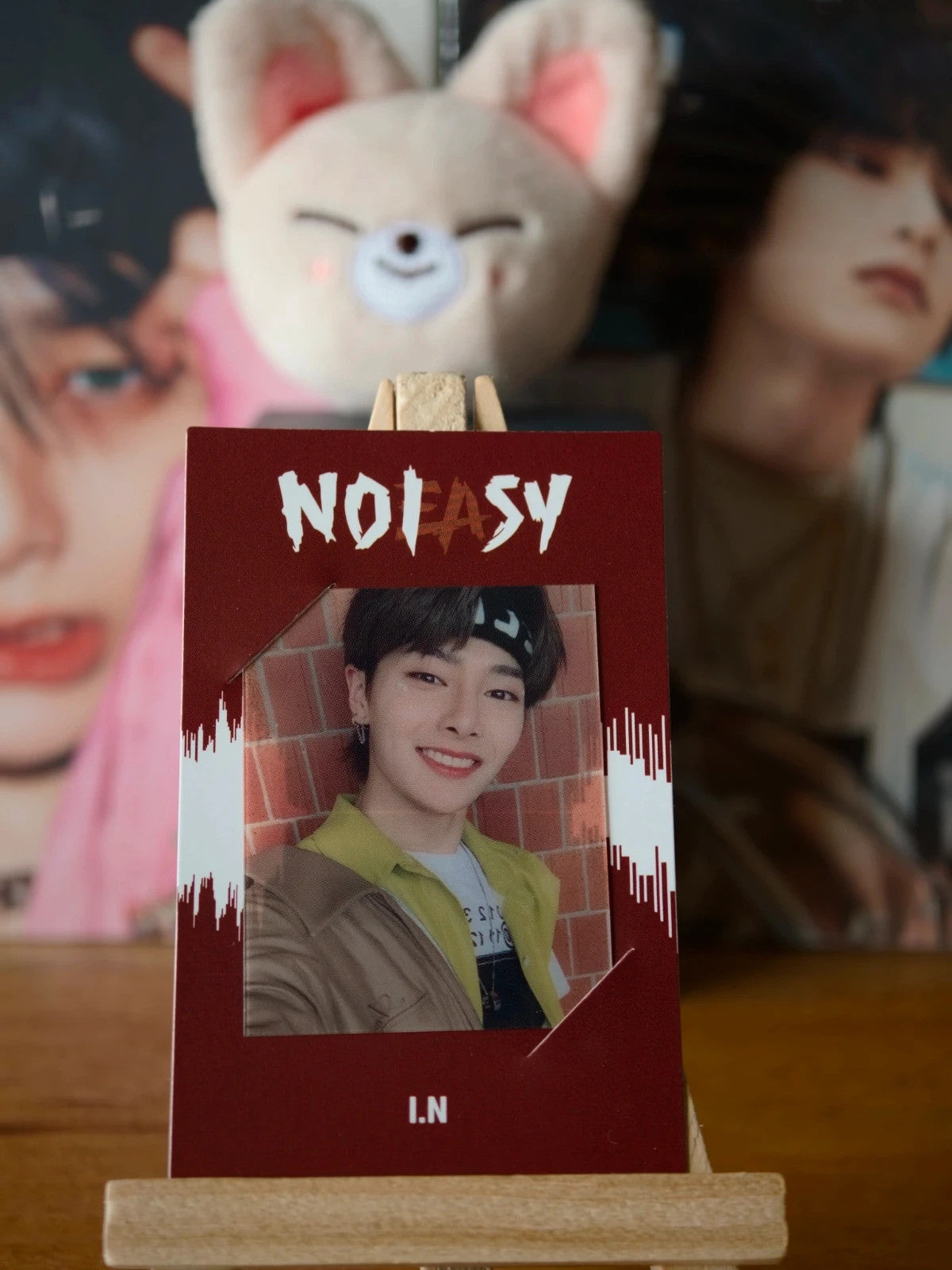 Stray Kids I.N NOEASY Photocard (Jewel Case Frame POB) — front