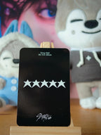 Stray Kids Bang Chan 5-STAR Photocard (JYP SHOP POB) — reverse