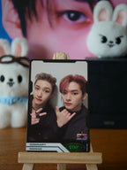 Stray Kids Bang Chan & Lee Know ODDINARY Unit Photocard (Black Back, Album POB) — front