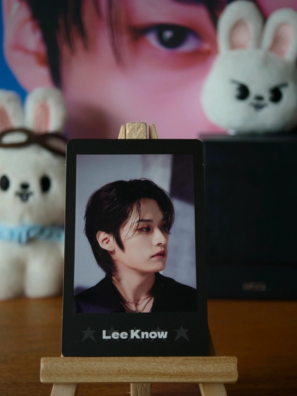 Stray Kids Lee Know 5-STAR Dome Tour 2023 Polaroid-style Photocard (Photocard Set B) — front
