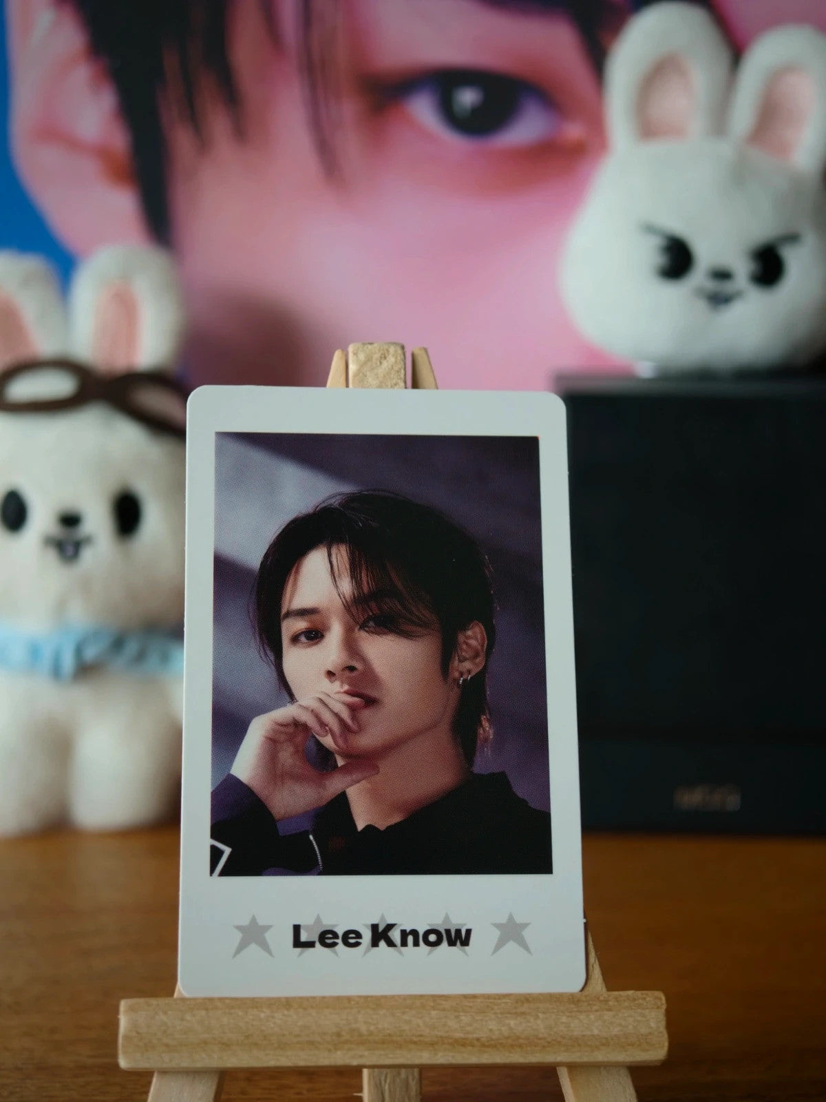 Stray Kids Lee Know 5-STAR Dome Tour 2023 Polaroid-style Photocard (Photocard Set A) — front