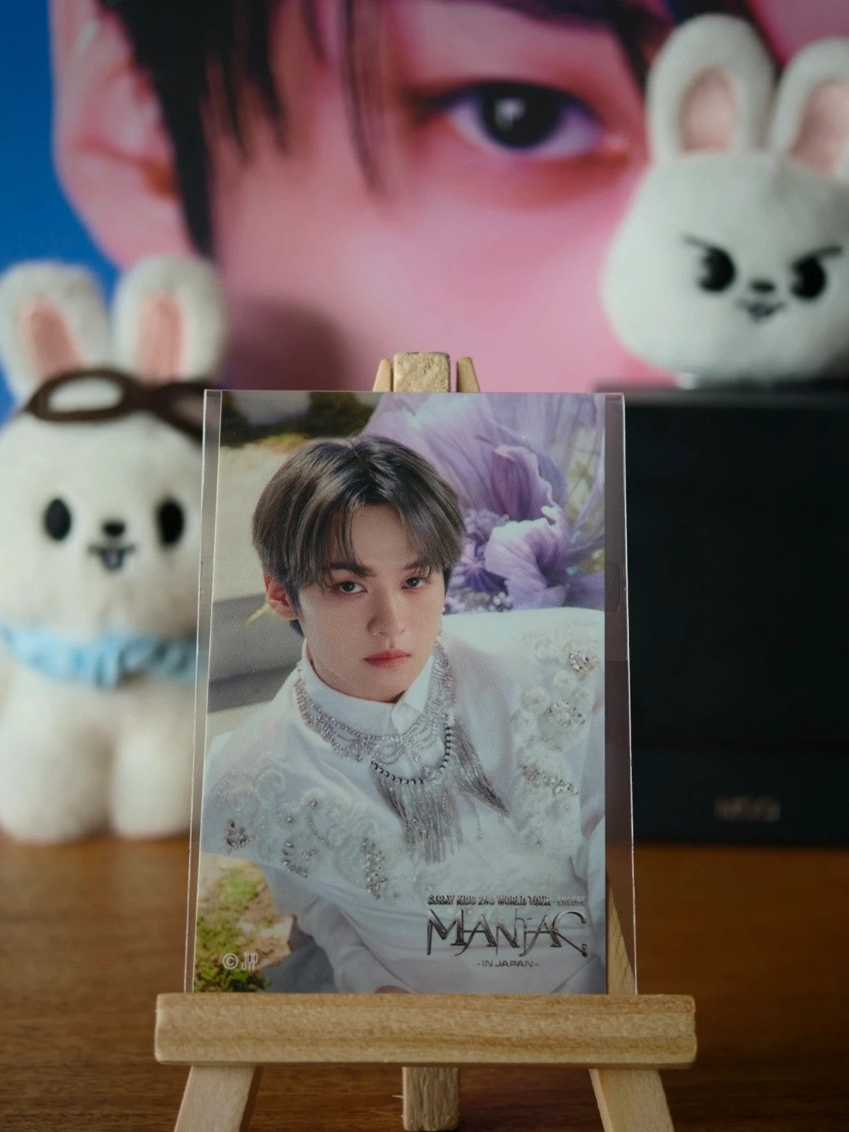 Stray Kids Lee Know MANIAC ENCORE in Japan Photo Sticker (Online Lottery, A Design) — printed photo side