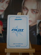Stray Kids Hyunjin PILOT : FOR ★★★★★ Photocard (Box Tape Inclusion) — reverse