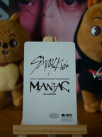 Stray Kids Han MANIAC ENCORE in Japan Photocard (Blu-ray HMV POB) — reverse