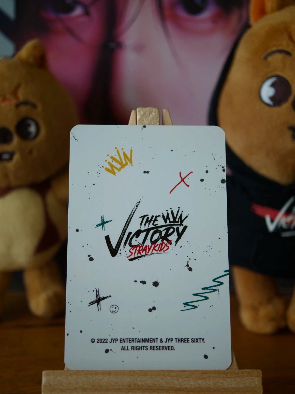 Stray Kids Han THE VICTORY Photocard — THE VICTORY reverse design
