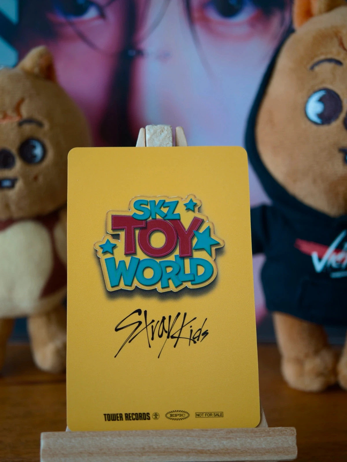 Stray Kids Han SKZ TOY WORLD Photocard (Blu-ray Tower Records POB) — reverse